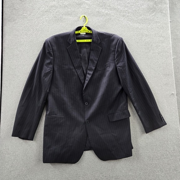 Brooks Brothers Men Blazer 48RDark Gray Acetate Madison